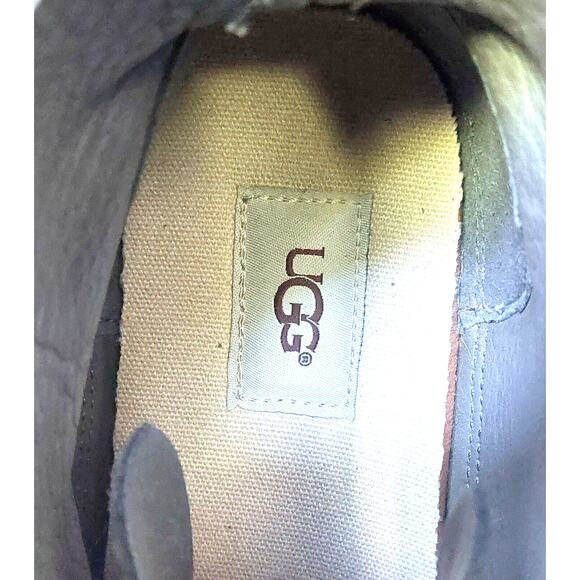 MEN'S UGG NEUMEL UNLINED LEATHER BOOTS SHOES GREY SIZE US 11 - Picture 4 of 6